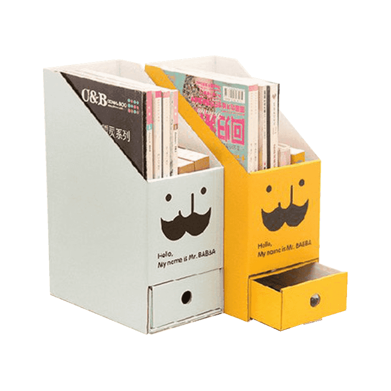 Vlnité různé úložné boxy