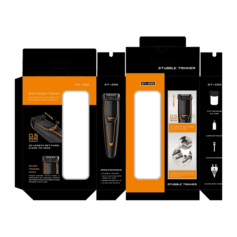 Krabice na balení toaletních potřeb z vlnité lepenky