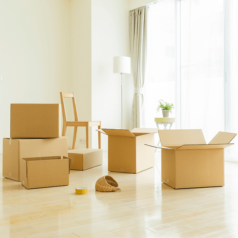 Krabice na balení vlnitého nábytku