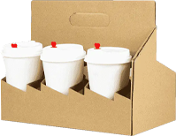 Krabice na balení potravin z vlnité lepenky