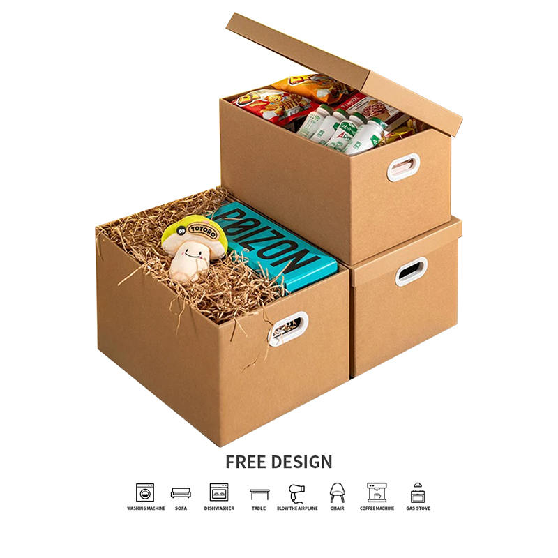 Skladovací krabice z vlnité lepenky