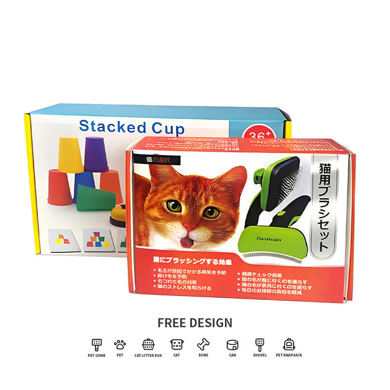 Krabice na balení nástrojů pro domácí mazlíčky z vlnité lepenky