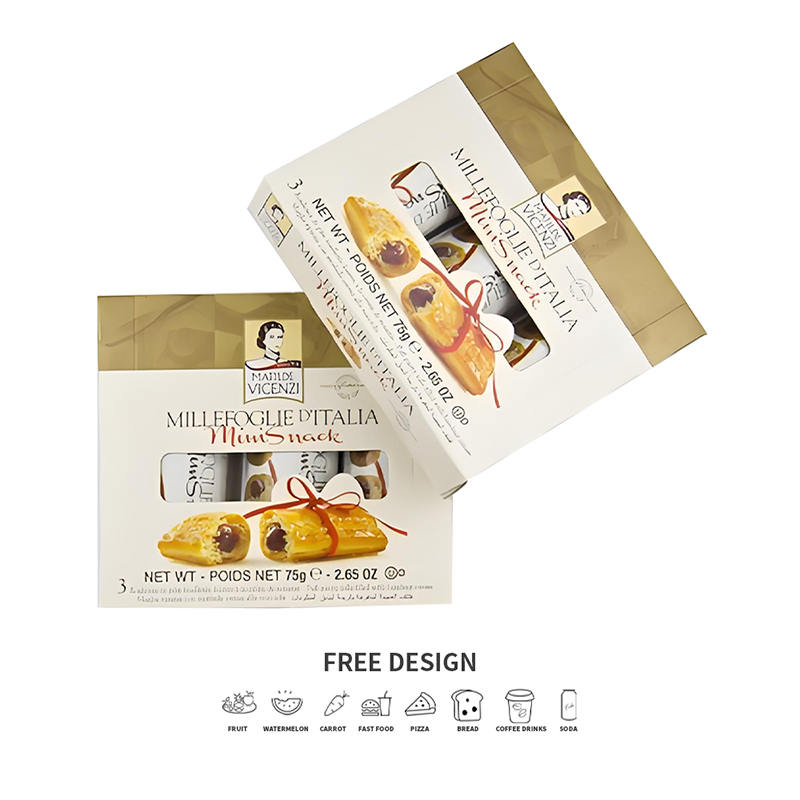 Krabice na balení sušenek z vlnité lepenky