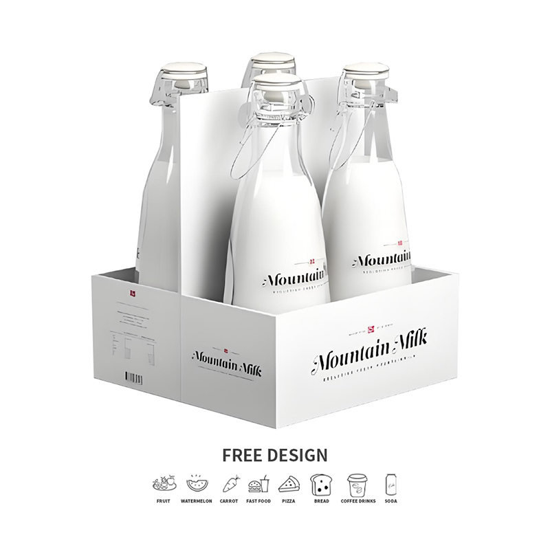 Krabice na balení mléka z vlnité lepenky